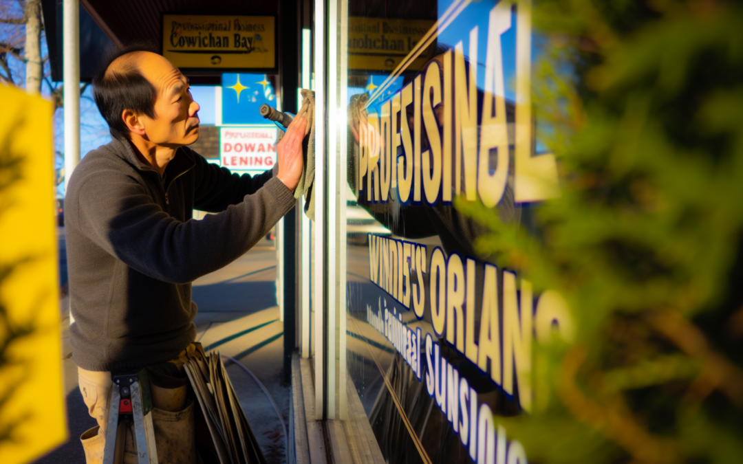 Cowichan Bay’s Nightfall Glow Is Fading—Vinyl Sign Restoration Secrets